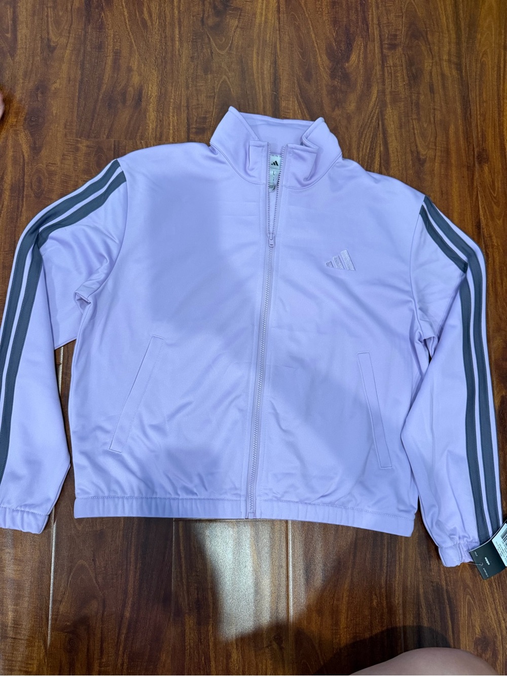 New Adidas Girls Track Jacket Large